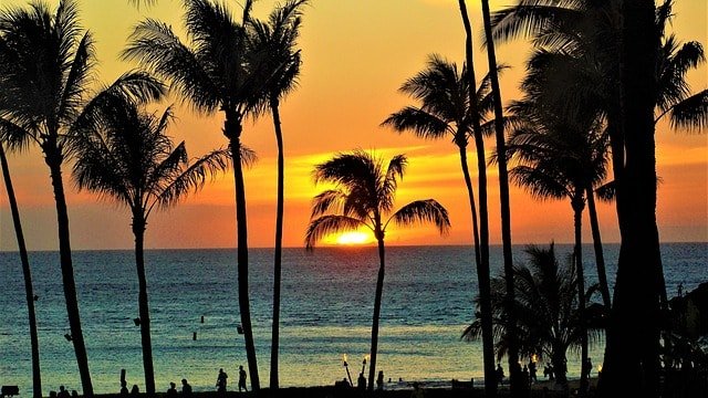 maui, sunset, hawaii